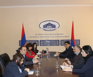 Artsakh Foreign Minister, Diaspora Commissioner Meet in Stepanakert