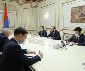 Armenian Parliament Speaker, Russian Ambassador Discuss Karabakh Situation