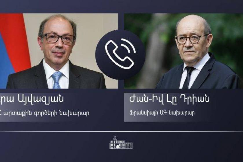 Armenian, French Foreign Ministers Discuss Karabakh Humanitarian Issue