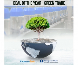 Converse Bank Again Wins the EBRD’s “Deal of the Year – Green Trade” Award 