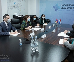 Armenian Health Minister, Dutch Ambassador Discuss Covid-19