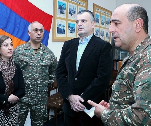 Հունաստանի դեսպանության ռազմական կցորդն այցելել է Վ․ Սարգսյանի անվան ռազմական համալսարան