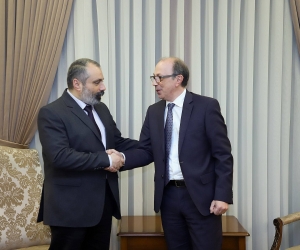 ԱԳ նախարար Արա Այվազյանը հանդիպել է Արցախի ԱԳ նախարար Դավիթ Բաբայանին