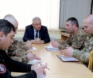 Պաշտպանության նախարար Վաղարշակ Հարությունյանն այցելել է հատուկ նշանակության զորամաս
