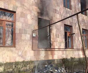 Ճարտարի քաղաքապետարանում հրդեհ է բռնկվել