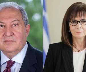 Armenian President Congratulates Greek President on 200th Anniversary of Independence