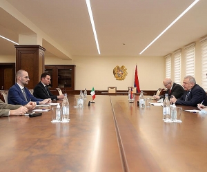 Վաղարշակ Հարությունյանը հանդիպել է ՀՀ-ում Իտալիայի դեսպանության գործերի ժամանակավոր հավատարմատարի հետ