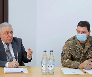 Պաշտպանության նախարարը հանդիպել է ՊՆ ռազմական վերահսկողական ծառայության անձնակազմին