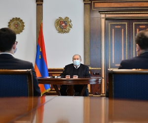 Նախագահ Արմեն Սարգսյանն ընդունել է արդարադատության նախարար Ռուստամ Բադասյանին