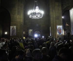 Catholicos Garegin II Presides at Easter Eve Liturgy at St. Gayaneh