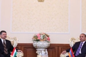 Овик Абрамян принял спикера парламента Венгрии