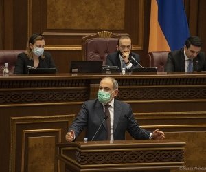 Pashinyan Lashes Out in Parliament: Calls Kocharyan, Sargsyan Traitors