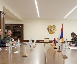 Վաղարշակ Հարությունյանն ընդունել է Կիպրոսի պաշտպանության նախարարի գլխավորած պատվիրակությանը