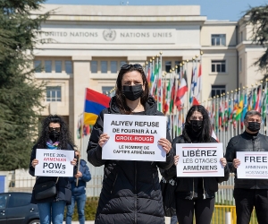 Yerevan Protest Calling for Immediate Release of Armenian POWs/Civilians