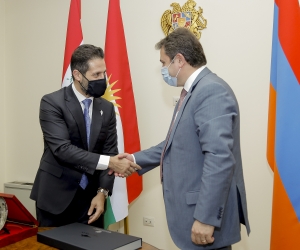 Armenian High-Tech Minister, KRG Deputy PM, Discuss Cooperation