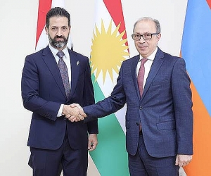 Armenian Foreign Minister, KRG Deputy PM, Discuss Expanding Cooperation