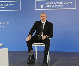 Ilham Aliyev: &quot;Azerbaijani and Armenian Peoples Must Learn to Live Side by Side&quot;