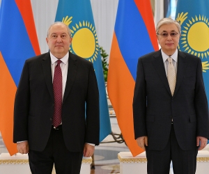 Armenian, Kazakh Presidents Discuss Greater Cooperation