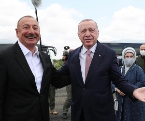 Erdoğan, Aliyev in Shushi