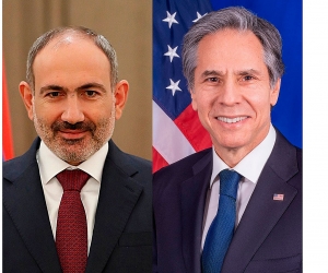 Pashinyan, U.S. Secretary of State Stress Need to Resume Minsk Group Format