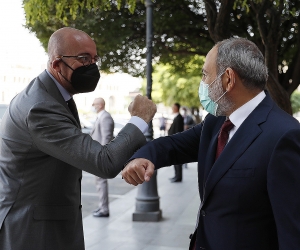Pashinyan, European Council President Meet in Yerevan
