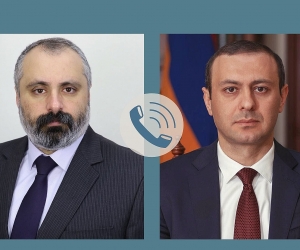 Artsakh Foreign Minister, RA Acting Foreign Minister Discuss Foreign Policy