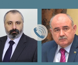 Արցախի արտգործնախարարն առցանց հանդիպում է ունեցել Հարավային Օսիայի արտգործնախարարի հետ
