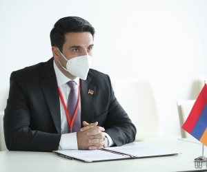 Armenian, Georgian Parliament Speakers Meet in Vienna; Discuss Greater Cooperation