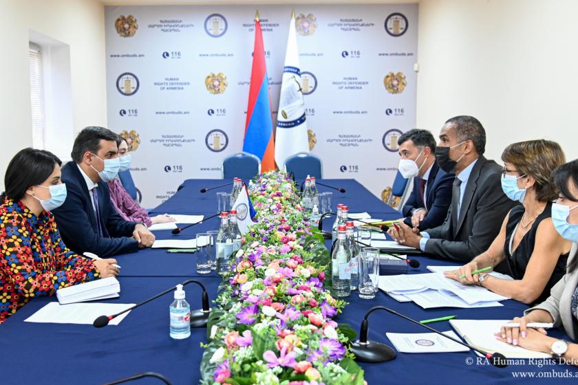 ՄԻՊ-ը ԵԽ բիոէթիկայի բաժնի ղեկավարի հետ քննարկել է համատեղ իրականացվող ծրագրի մանրամասներ