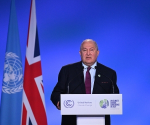 Armenia Seeks Climate Neutrality In Second Half of This Century, Says President Sarkissian at COP26