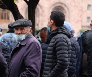 Yerevan: Protesters Oppose Azerbaijani Checkpoints Along Goris-Kapan Road