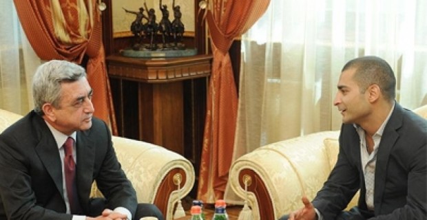 Президент РА принял Вахтанга Дарчиняна