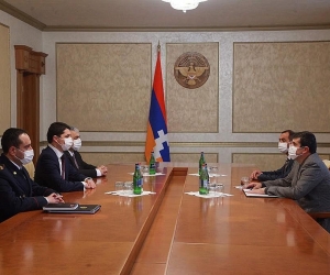 Armenian Investigative Committee Chairman Visits Artsakh for Talks