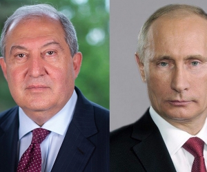 Putin Sends Holiday Greetings to Armenian President