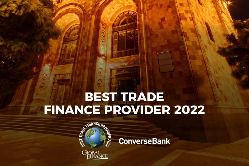 Global Finance Ranks Converse Bank Best Trade Finance Provider in Armenia