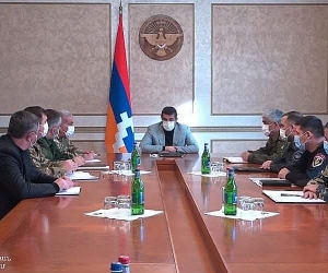 Արայիկ Հարությունյանն աշխատանքային խորհրդակցությունն է անցկացրել ուժային կառույցների ղեկավարների մասնակցությամբ