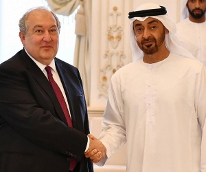 Armenian President, Abu Dhabi Crown Prince Discuss Economic Cooperation