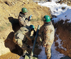 Կրակի կառավարման մարզումներ՝ զորամասերից մեկում