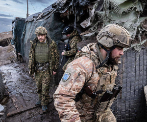 Ուկրաինայի ՆԳ նախարարը, CNN-ի և AFP-ի լրագրողները Դոնբասում հայտնվել են արկակոծության տակ