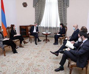 Փոխվարչապետ Մհեր Գրիգորյանն ընդունել է ՎԶԵԲ-ի տարածաշրջանային տնօրենին