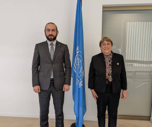 Armenian Foreign Minister,  UN High Commissioner for Human Rights Discuss Humanitarian Issues Facing Karabakh