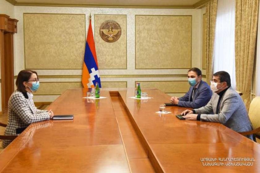 ՄԻՊ Քրիստիննե Գրիգորյանն աշխատանքային այց է կատարել Արցախ