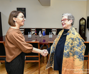 Armenian HRD, EU Delegation Head Discuss Cooperation