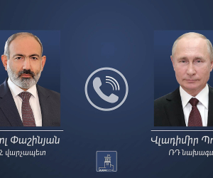 Состоялся телефонный разговор Никола Пашиняна и Владимира Путина
