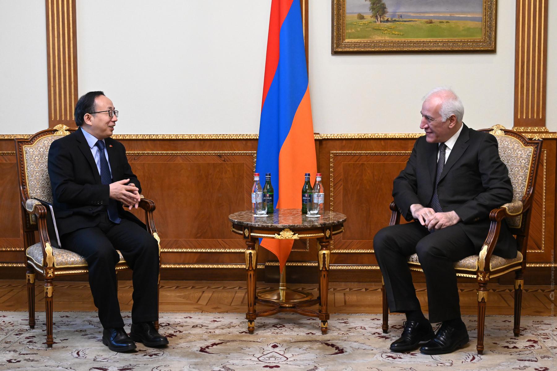 Armenian President, Chinese Ambassador Discuss Cooperation Prospects