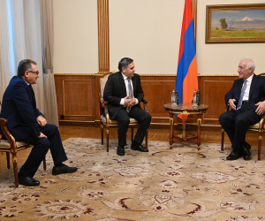 Վահագն Խաչատուրյանն ընդունել է ՀՖՖ նախագահ Արմեն Մելիքբեկյանին