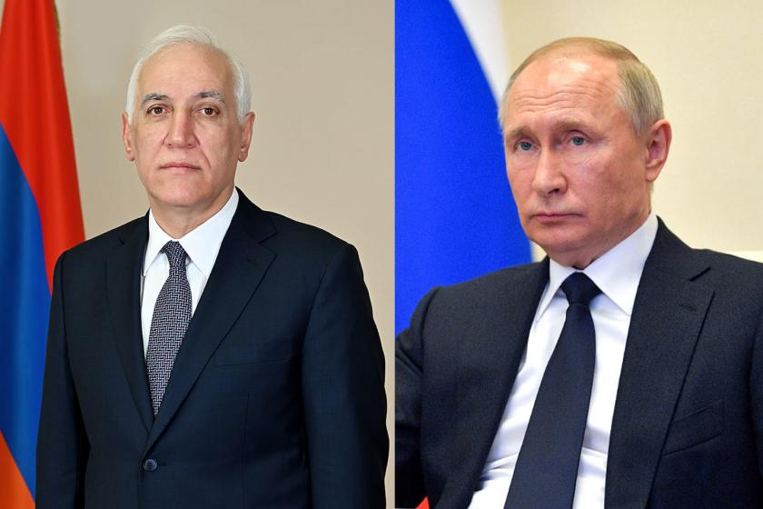 Президент Ваагн Хачатурян направил поздравительное послание Президенту России Владимиру Путину