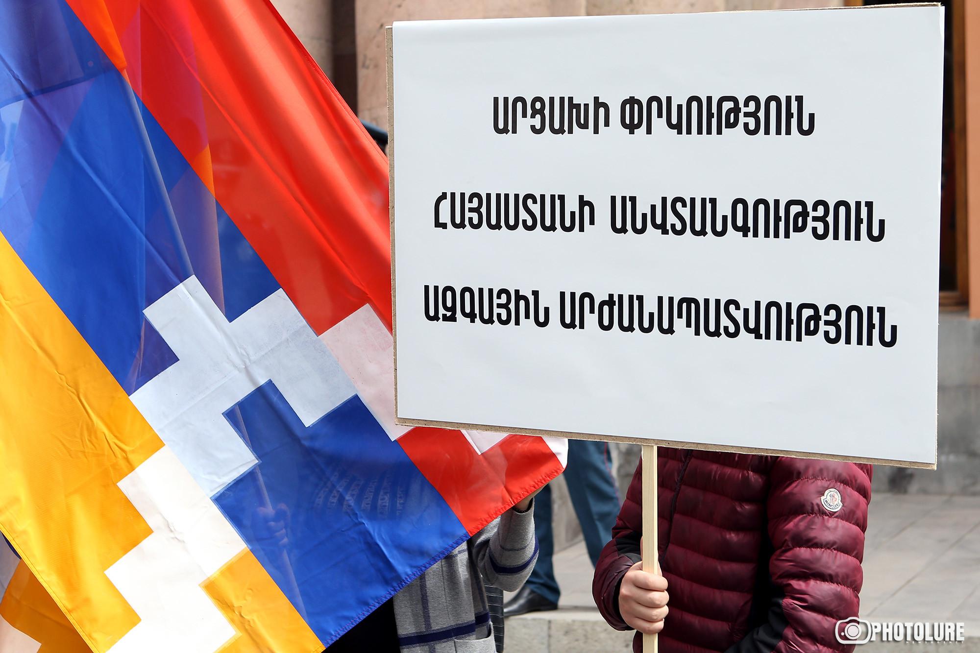 «5165» շարժումը բողոքի ակցիա է իրականացրել Արցախի անկախության ճանաչման պահանջով