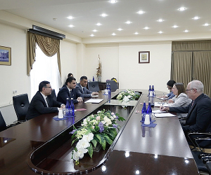 Քաղաքապետ Հրաչյա Սարգսյանն ընդունել է ՀՀ-ում ԱՄՆ դեսպան Լին Թրեյսիին