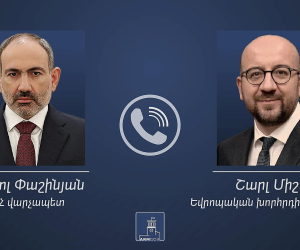 Премьер-министр Пашинян провел телефонный разговор с Шарлем Мишелем